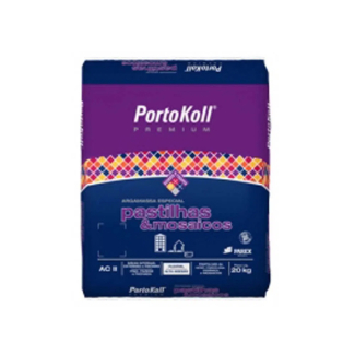 ARGAMASSA 20KG PASTILHA AC-3 BRANCO BRILHANTE Portokoll 655469