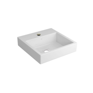 CUBA 415X415X145MM DE SOBREPOR QUADRADA BRANCO C/ MESA Deca Louça São Paulo L.735.17 