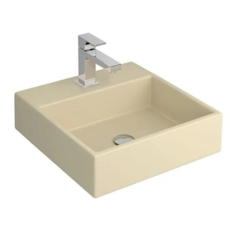 CUBA DE APOIO 45X43CM CREME 37 QUADRATTA Deca Louça São Paulo L.737.37 