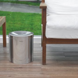 LIXEIRA INOX 5 LITROS C/ TAMPA BASCULANTE SWING Tramontina 94542105