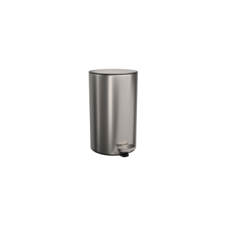 LIXEIRA REDONDO 8 LITROS INOX C/ PEDAL SUPREMA Deca Metal 1005.RED.8.INX