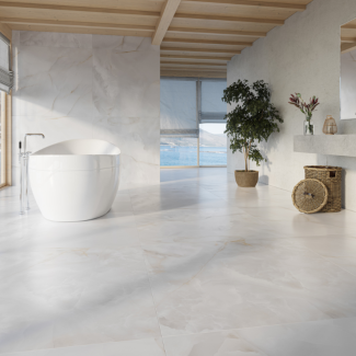 PORCELANATO SATIN ONIX BIANCO 120X120 RETIFICADO GALLERIA A Biancogres BW0599I1 