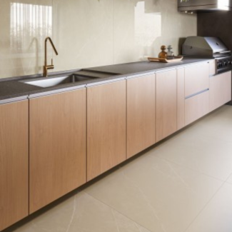 PORCELANATO SATIN PULPIS BEIGE 80X80 RETIFICADO A Biancogres CO0339E1