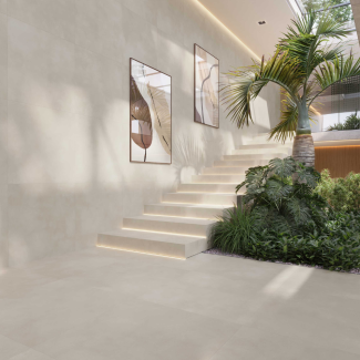 PORCELANATO SATIN SION BEIGE 80X80 RETIFICADO A Biancogres CO0868B1