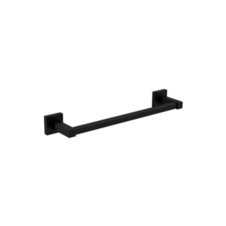 PORTA TOALHA DE BARRA BLACK MATTE 300MM QUADRATTA Deca Metal 2040.BL83.030.MT