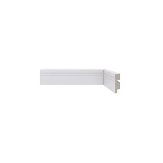 RODAPÉ 455 2400X16X50MM BRANCO MODERNA FRISADO Santa Luzia 20234