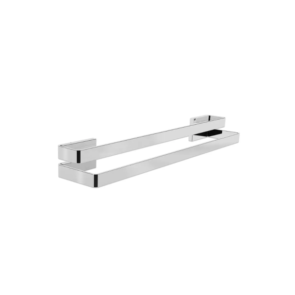 TOALHEIRO DUPLO 50 CM INOX POLIDO SPIRIT Zen Design BA0138.18