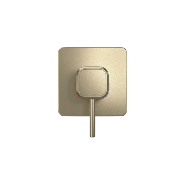 ACABAMENTO PARA CHUVEIRO QUADRADO SUMMER GOLD YOU LOES Deca Metal 4993.SM105.CHU.MT