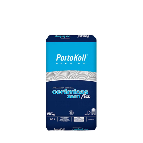 ARGAMASSA 20KG CERAMICA FLEX 2 EM 1 AC-2 Portokoll 654650