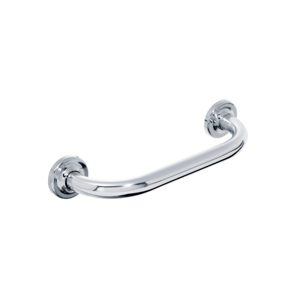BARRA DE APOIO ALUMINIO CROMADO 30CM RETA A Sicmol 4770