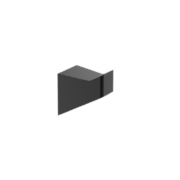 CABIDE SIMPLES QUADRADO BLACK MATTE ATTUALE AJ DESIGN D0380270PA