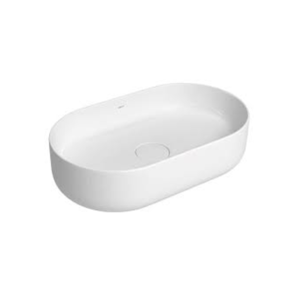 CUBA DE APOIO 50CM OVAL BRANCA SLIM Deca Louça São Paulo L.14050.17 