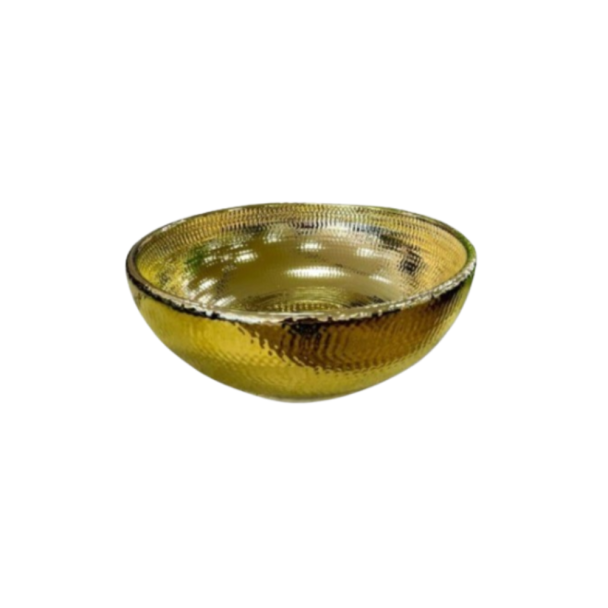 CUBA DE APOIO REDONDA GOLD 400X400X150 AJ DESIGN AJ4600