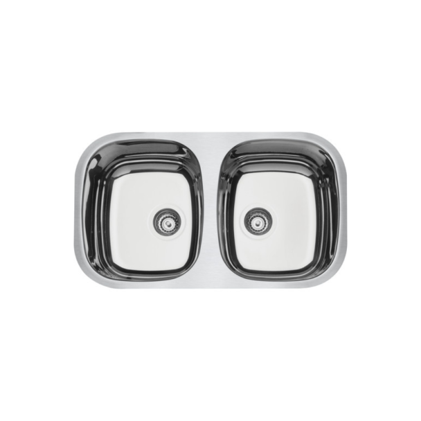 CUBA INOX BRILHO DUPLA RETANGULAR 77X45 Tramontina 94030203
