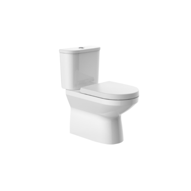 KIT COMPLETO SPAN ROUND BRANCO C/ BACIA, CAIXA ACOP, ASSENTO, FLEXIVEL E ANEL VEDAÇÃO KOHLER 28988BR-0