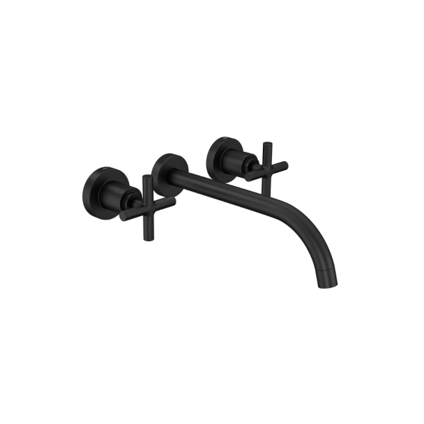 MISTURADOR DE PAREDE DN20 BLACK MATTE DUNA CLASSICA P/ LAVATORIO Deca Metal 1878.BL64.MT
