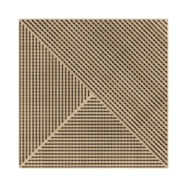 PORCELANATO NATURAL LUTHIER DECOR BW 60X60 RETIFICADO A Portinari 6061167A
