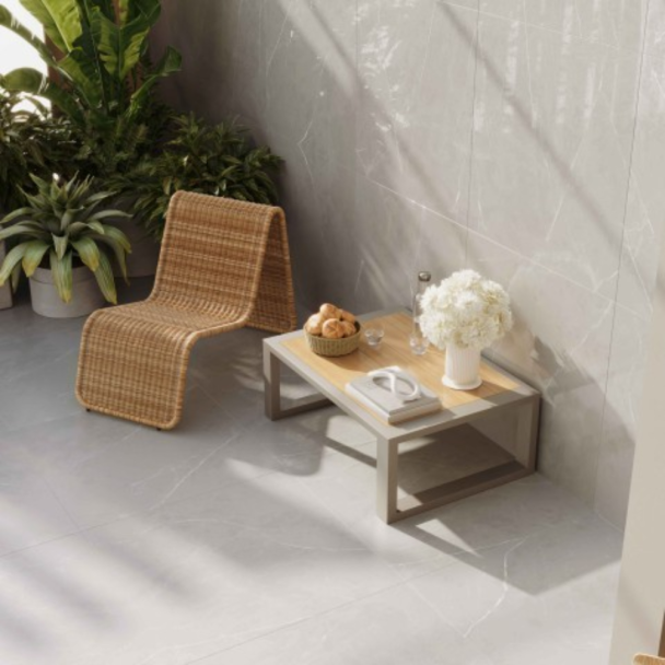 PORCELANATO SATIN PULPIS GRIGIO 80X80 RETIFICADO A Biancogres CO0339G1