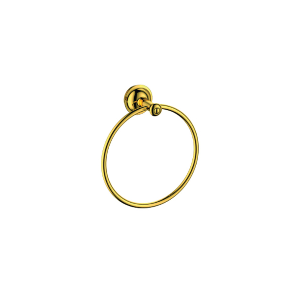 PORTA TOALHA ARGOLA GOLD AJ DESIGN VINTAGE AJ051