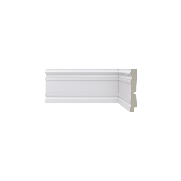 RODAPÉ 444 2400X20X96MM BRANCO CLASSICA FRISADO Santa Luzia 20009