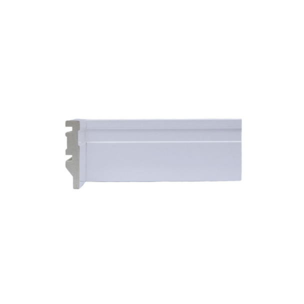 RODAPÉ 7 CM FRISADO POLIESTIRENO BRANCO 70x15x2400MM AJ DESIGN D3 Distribuidora Ltda AJ70F