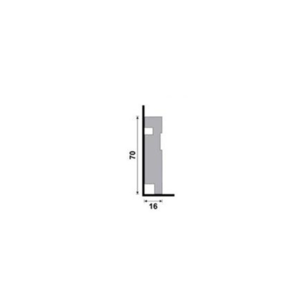 RODAPÉ 7CM 456 BRANCO MODERNA Santa Luzia 20237