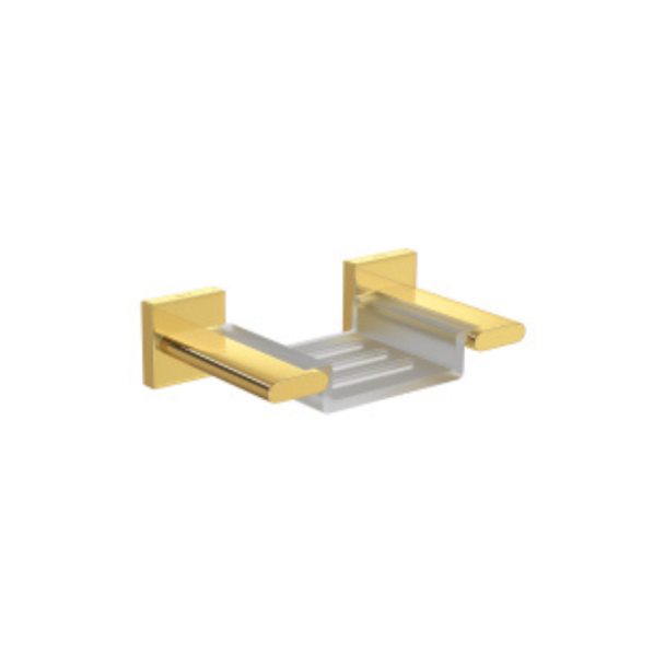 SABONETEIRA DE PAREDE BASE ACRÍLICO GOLD POLO Deca Metal 2010.GL33