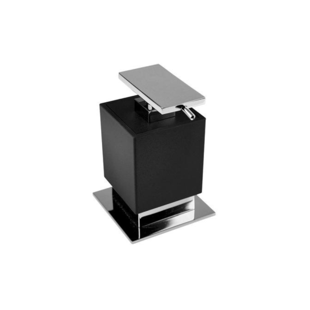 SABONETEIRA LÍQUIDA ACRÍLICO BALCÃO ONE INOX POLIDO C/ PRETO Zen Design BA0219.202