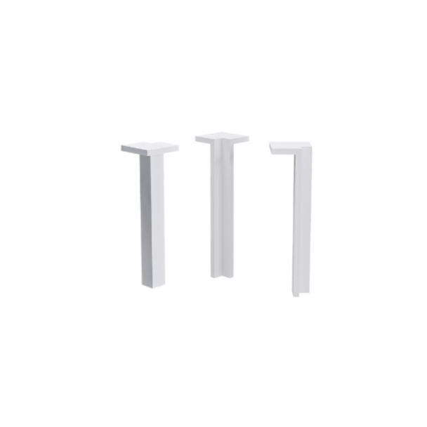 TERMINAL CANTO INTERNO 15 CM BRANCO Santa Luzia 28755