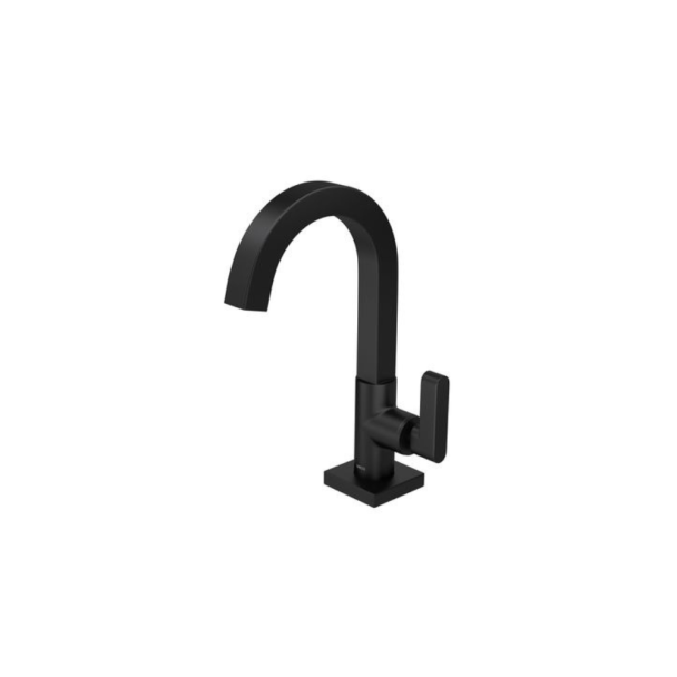 TORNEIRA BLACK MATTE BICA BAIXA SOUL DE MESA PARA LAVATÓRIO Deca Metal 1198.BL38.MT