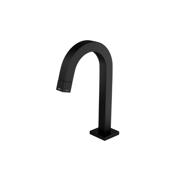TORNEIRA DE MESA DN15 PARA LAVATORIO BLACK MATTE BICA BAIXA TUBE Deca Metal 1197.BL.TUB.MT